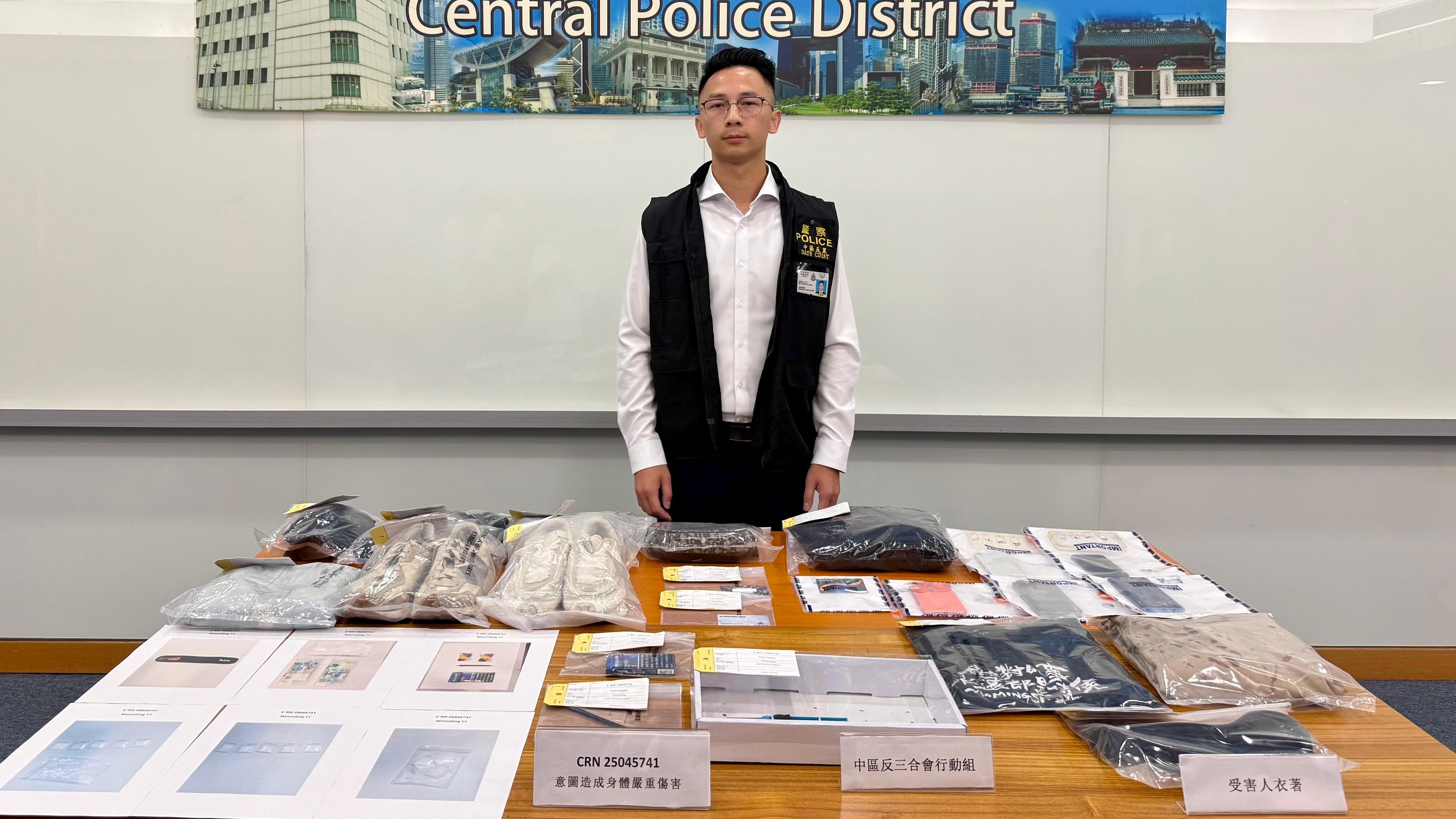 金鐘巴士站20歲男子被點錯相遇襲，警方拘捕3名黑幫