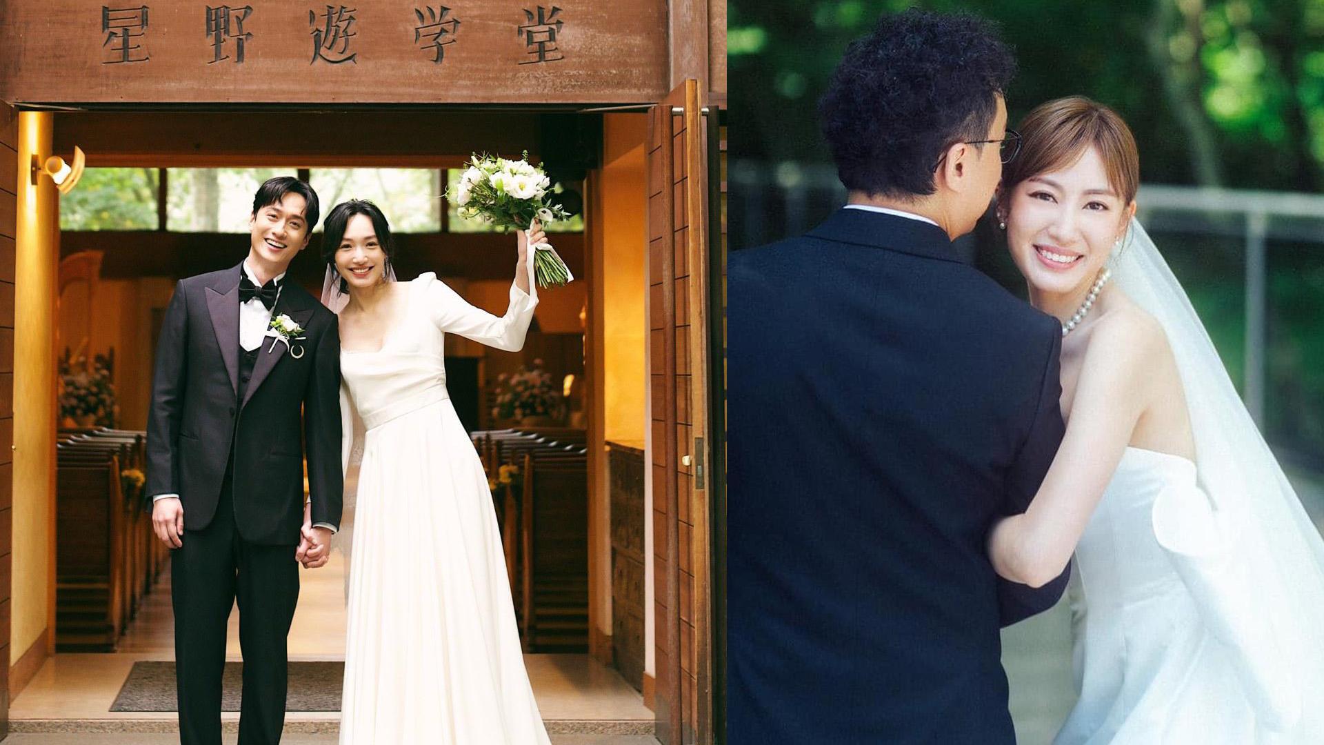 劉俊謙蔡思韵結婚｜輕井澤成港人結婚勝地 蔣家旻揀石之教堂完婚