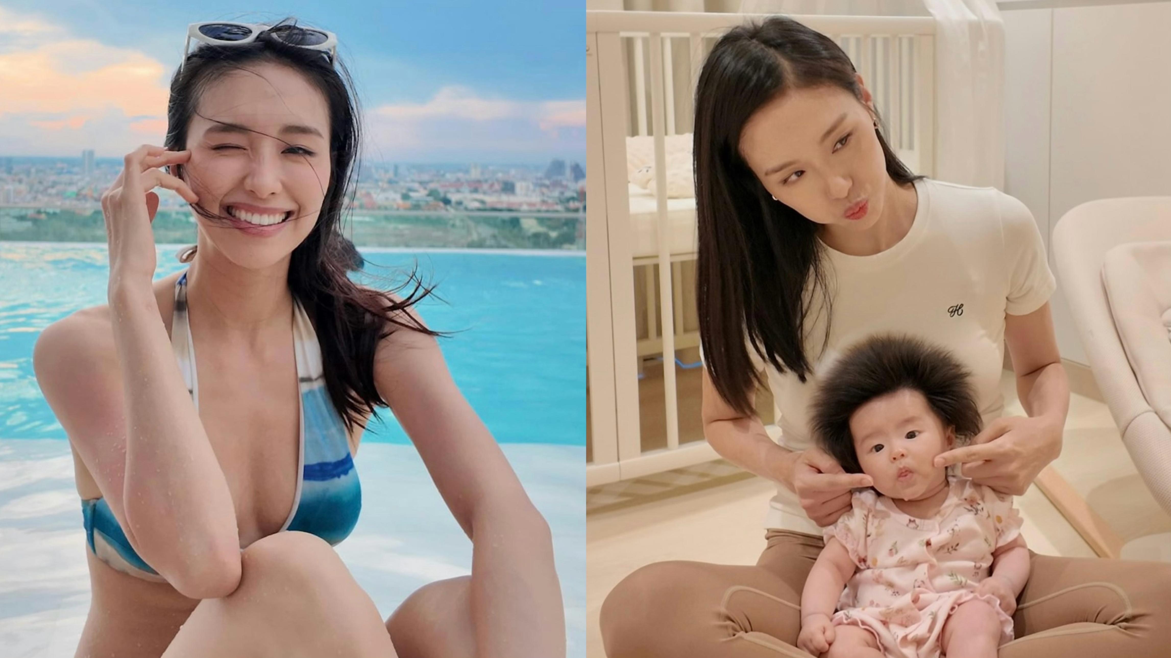 曾淑雅搬新屋進駐豪宅 三個月可愛B女髮型搶Fo十足撒亞人