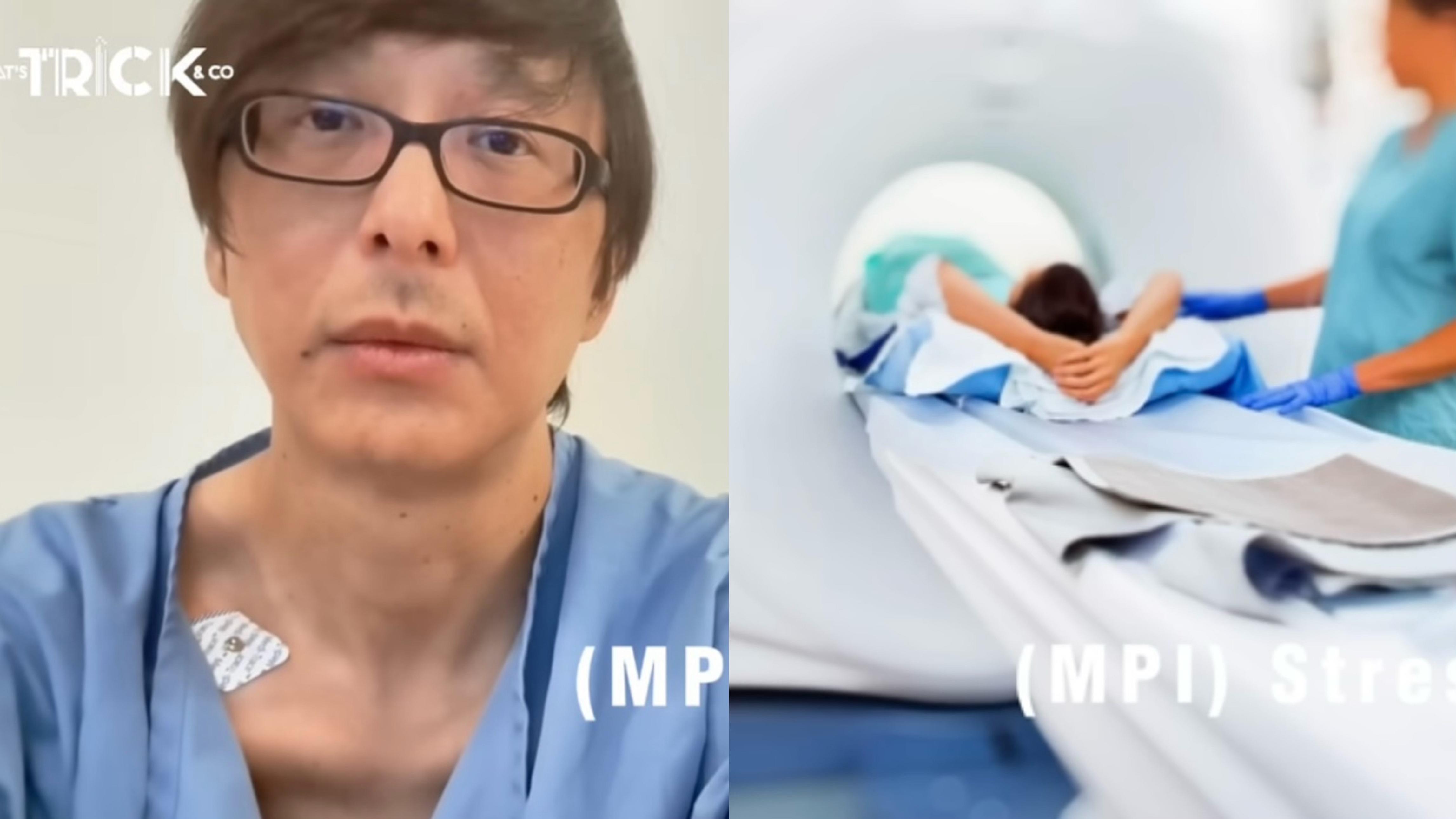 51歲鄧健泓心臟出現刺痛入院　面容憔悴鎖骨激凸