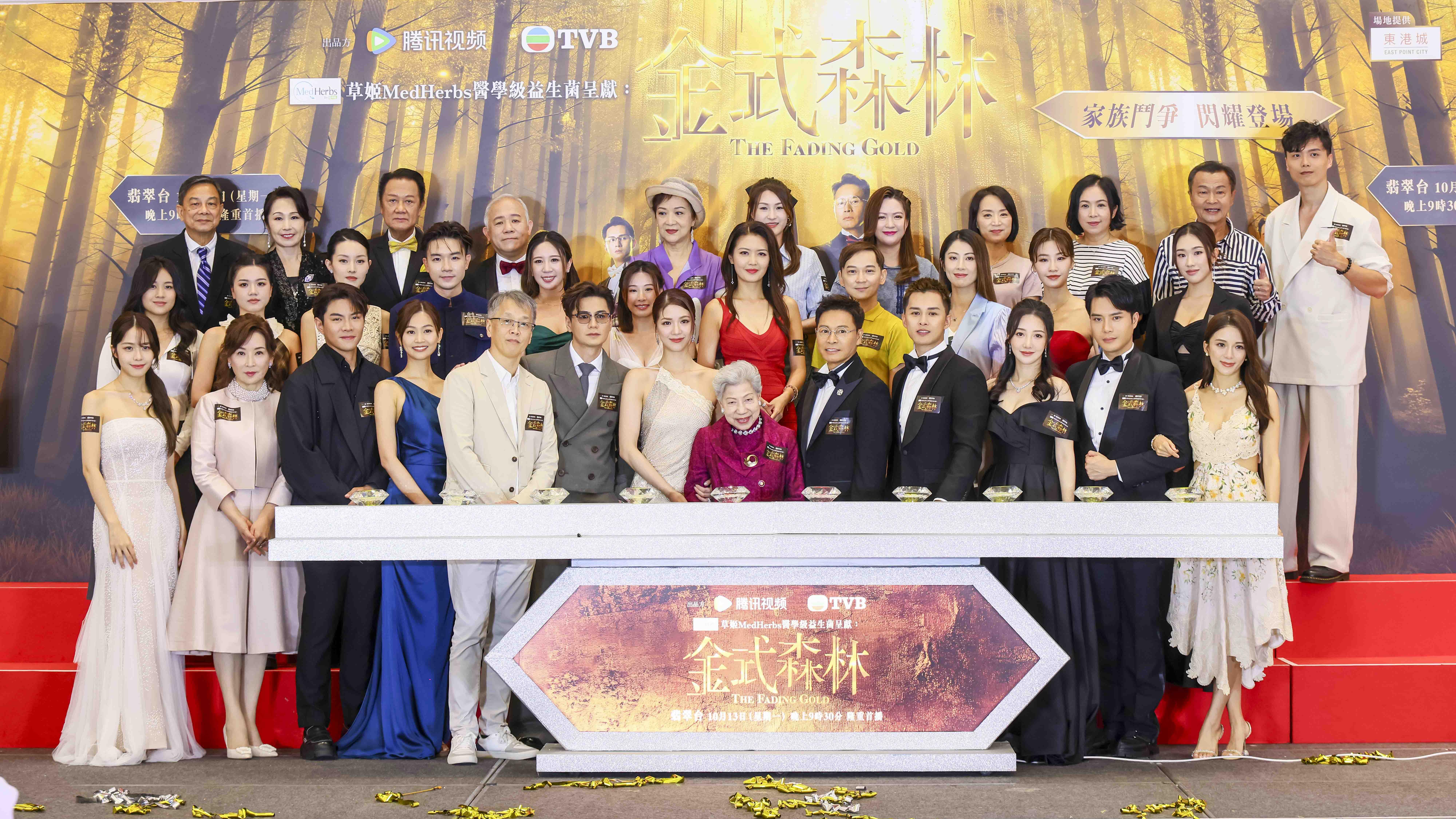 金式森林︱東港城亮燈儀式 郭晉安 陳曉華逾20演員閃耀登場