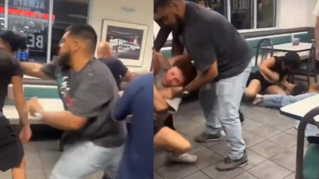 漢堡包店MMA｜七人集體鬥毆衝突！原因竟是店員送錯餐