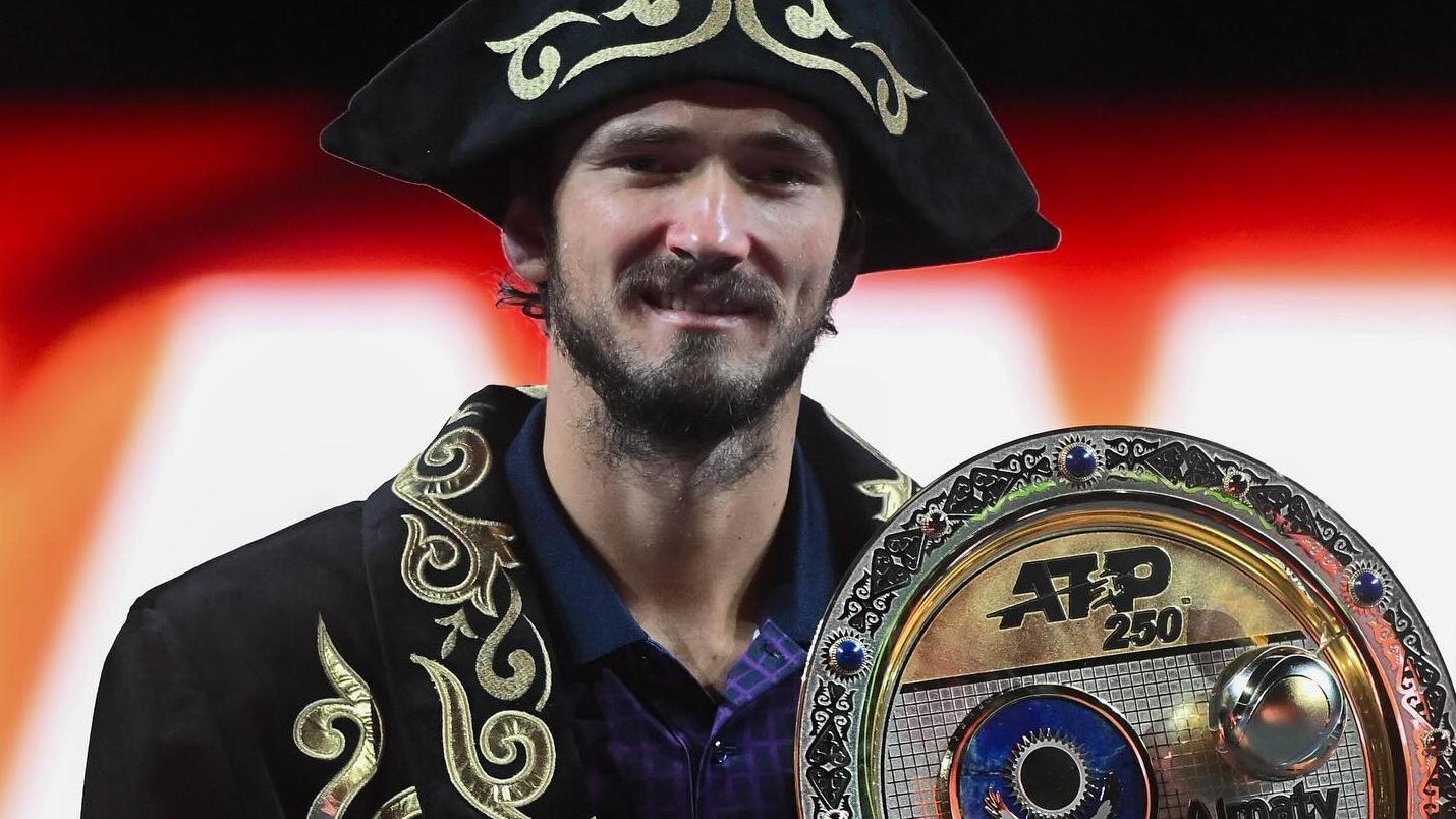 梅韋迪夫贏得阿拉木圖公開賽。(阿拉木圖公開賽IG)