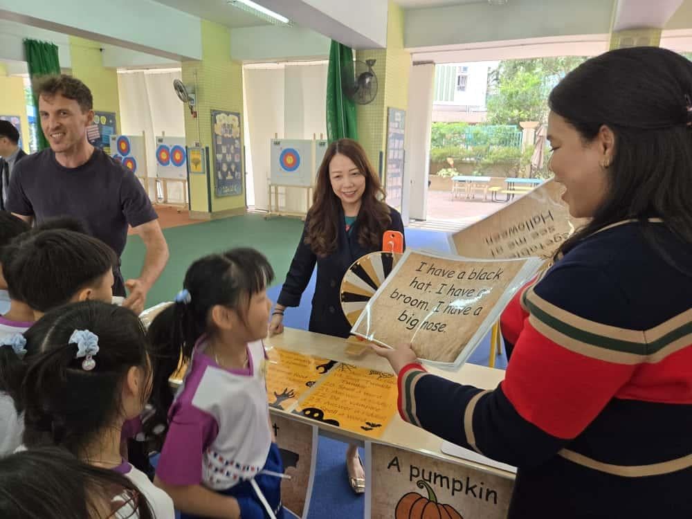 樂善堂梁銶琚學校(分校)引多元化識字策略結合AI加深學生記憶字詞。