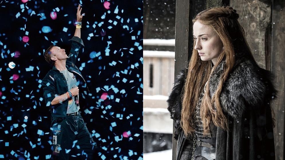 Chris Martin@COLDPLAY與權力遊戲女星Sophie Turner 年齡相差19歲傳出父女戀