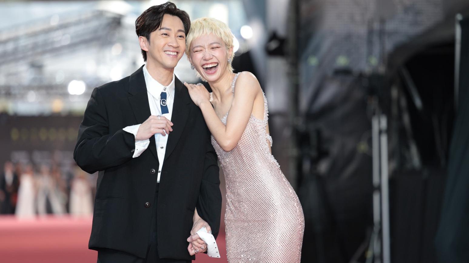 金鐘獎2025｜Lulu陳漢典上月公布婚訊 行紅地毯甜蜜放閃