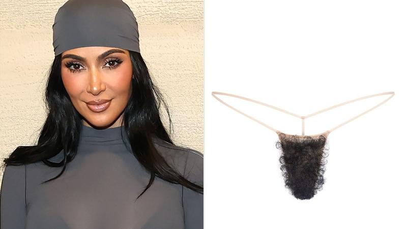 Kim Kardashian推出人造體毛內褲 以性吸客被鬧不知廉恥