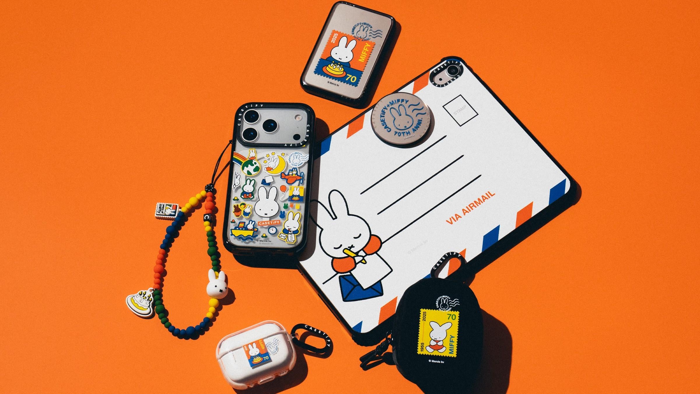 CASETiFY推出Miffy 70週年聯乘手機殼　復古郵政美學設計