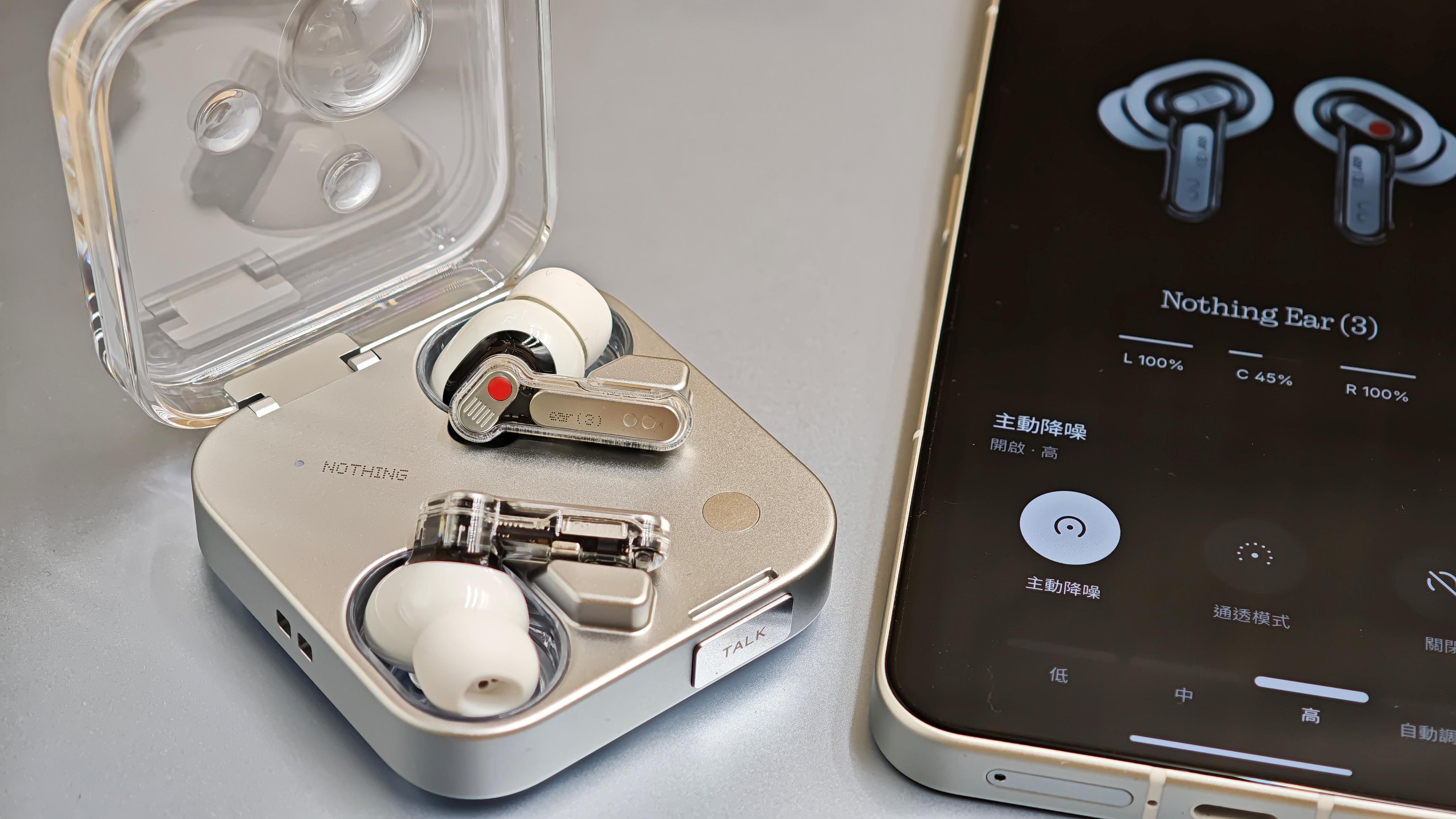 Nothing Ear (3)藍牙耳機實測　音色降噪勁、Super Mic通話錄音實用