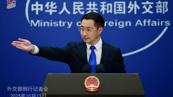 外交部發言人林劍13日表示，中方認為加沙未來規劃應讓巴勒斯坦人「巴人治巴」。（圖／翻攝自外交部官網）