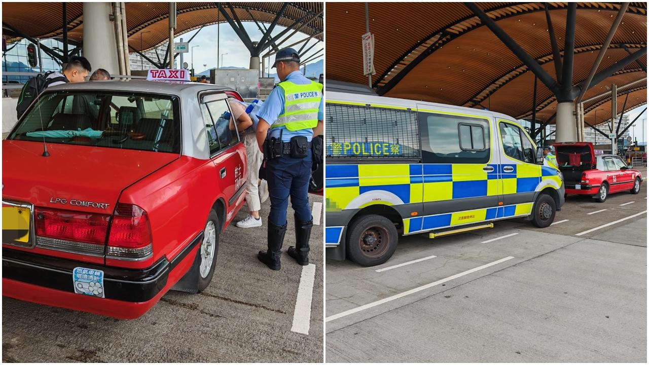警方大嶼山「放蛇」打擊的士違規  拘61歲男司機涉濫收車資