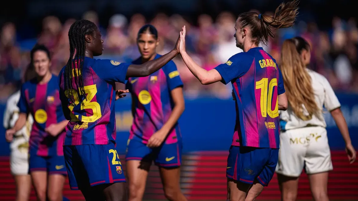 巴塞女足「半角」鬥大