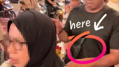 大馬女子鬧市逛街被扒走逾萬五元 朋友湊熱鬧拍片竟拍下犯案過程(有片)