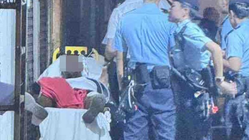 深水埗非洲漢遇查拒合作，2警制服期間齊受傷送院。(FB/深水埗街坊會)