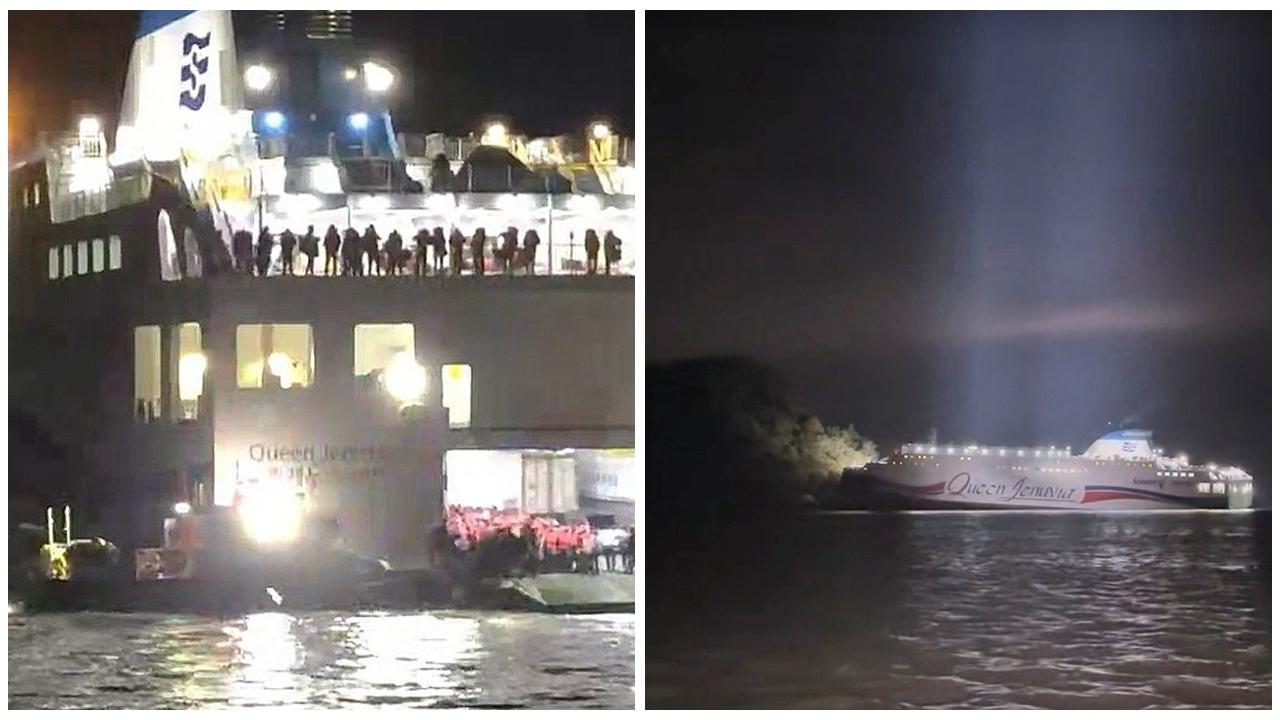 南韓載逾260人客輪撞島擱淺，險成「世越號」翻版，幸全員獲救5人輕傷。