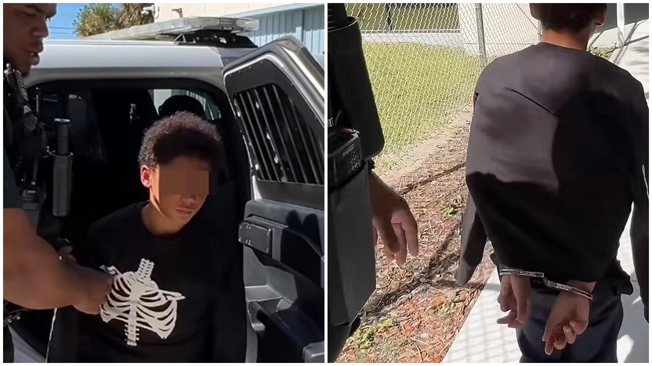 11歲童在撰寫殺人名單，被警上鎖拘捕公布身分。(FB)