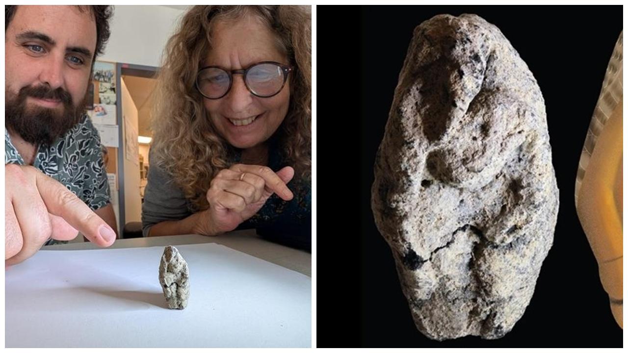 以色列出土1.2萬年前雕像，疑為最早「人獸交」場景。(X)