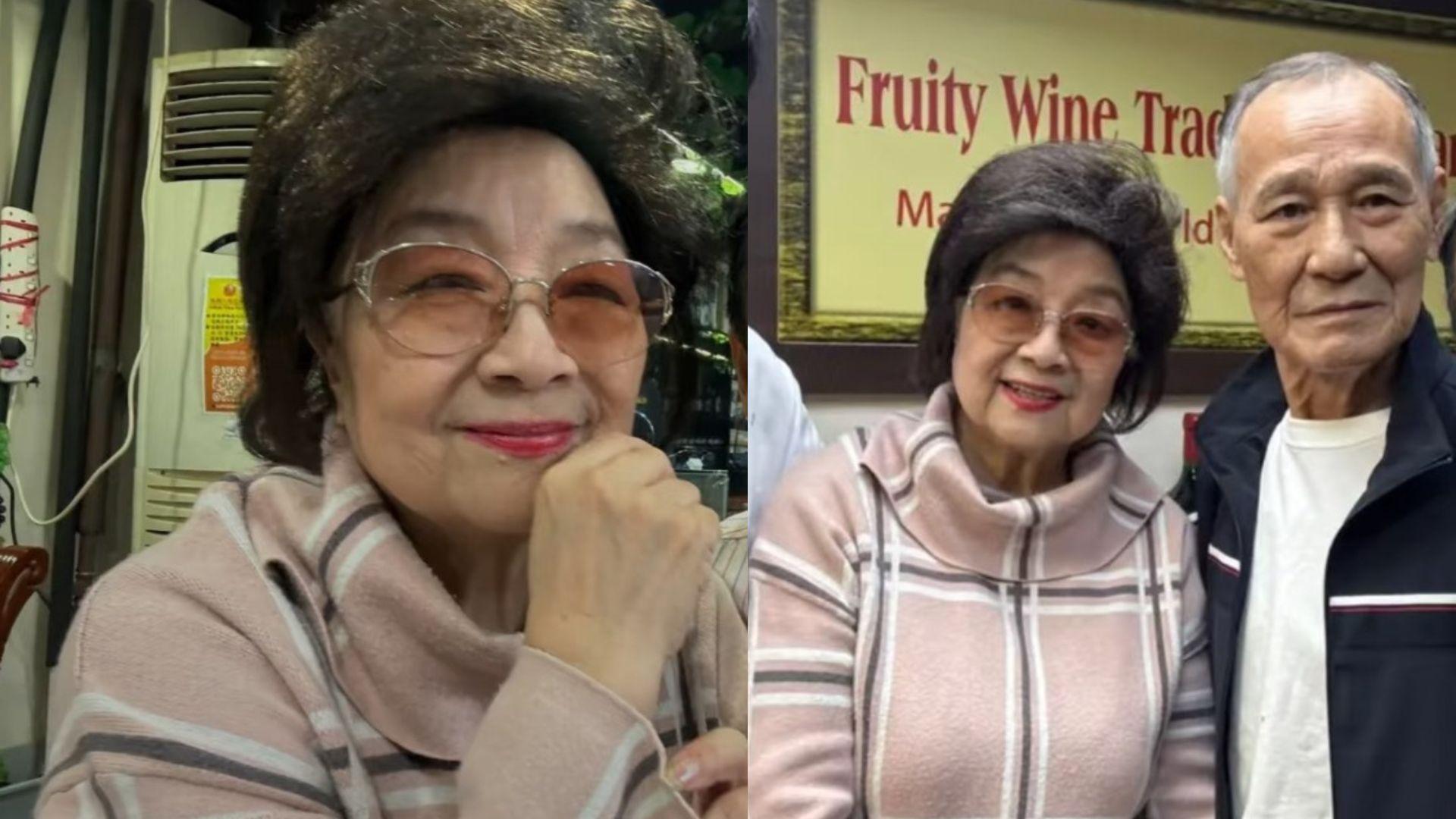 76歲徐小鳳激罕現身 約好友飲紅酒擦大閘蟹