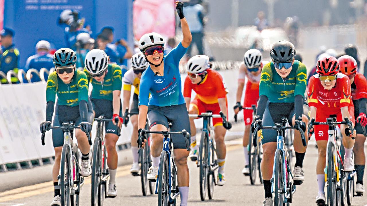 港隊第二金 李思穎成功衛冕全運單車公路賽