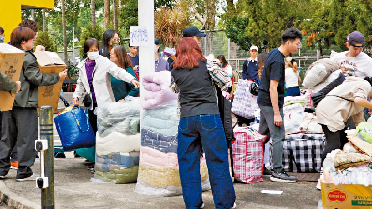 政府3億元援助基金助災民 多家企業及組織出錢出力