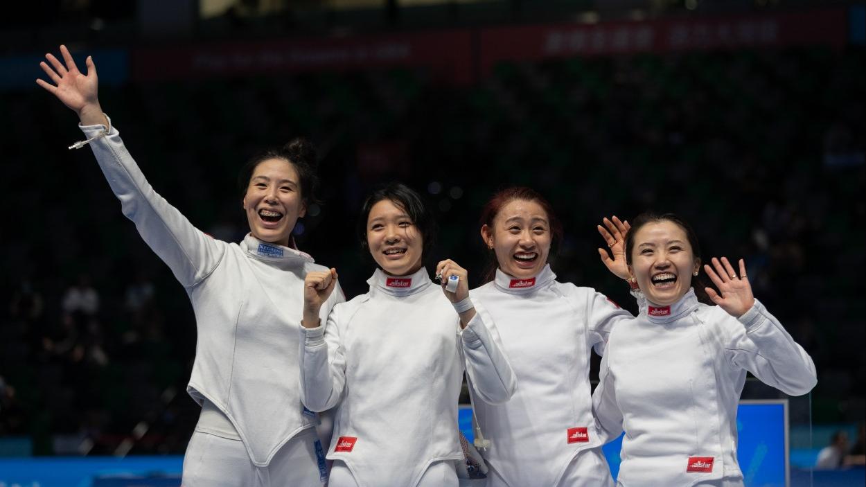 港隊女子重劍團體負北京得第4
