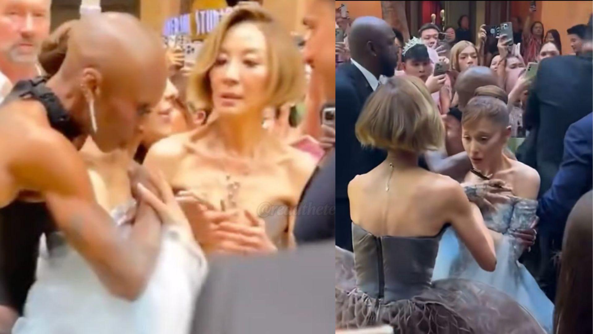 Ariana出席新加坡首映遇狂迷 Cynthia英勇護花行動快過保安