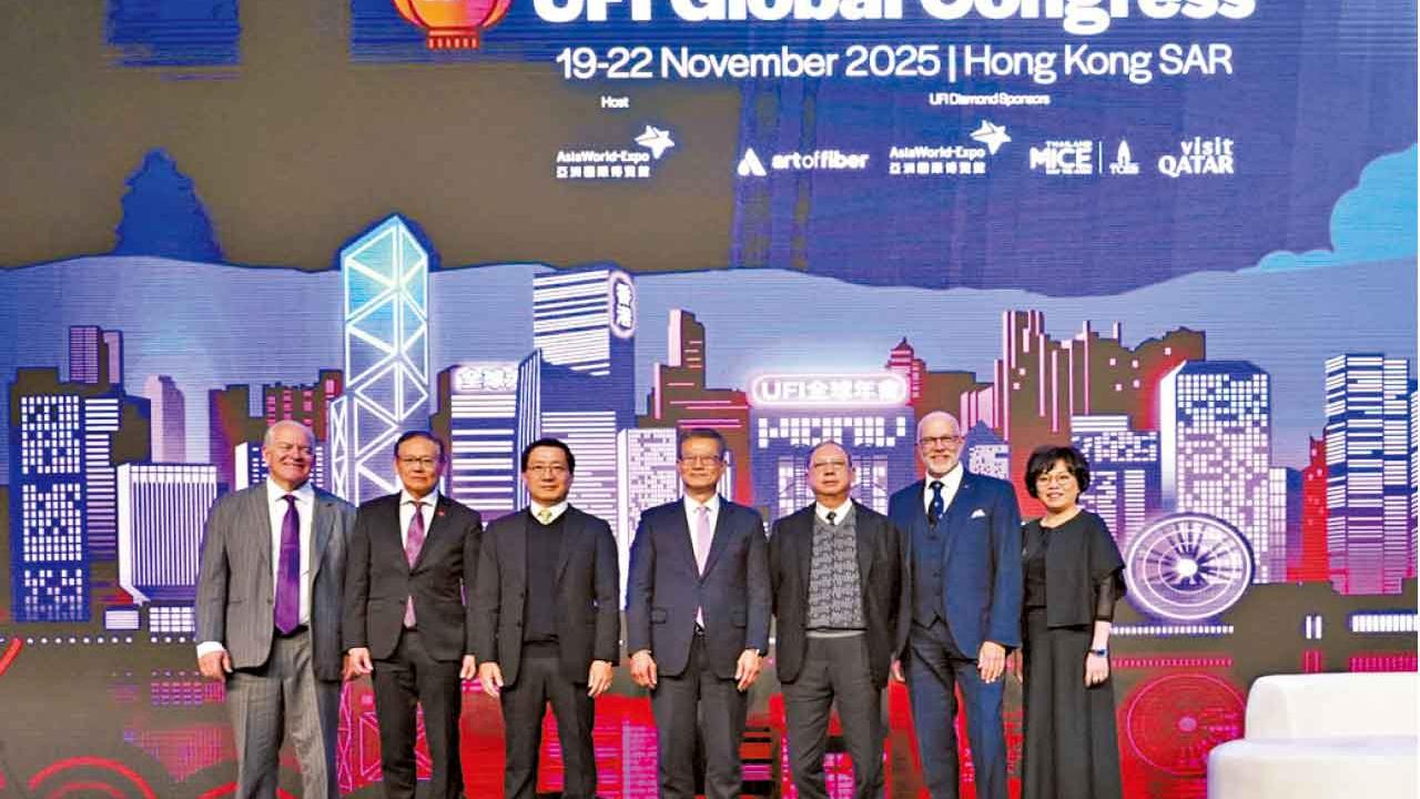 UFI全球年會亞博館揭幕 逾600展覽業領袖感受香港魅力