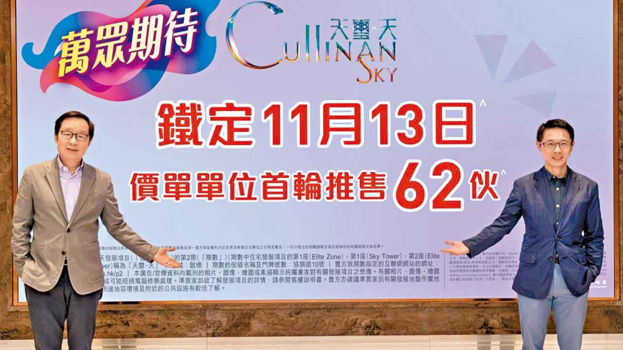 折實最平656萬 天璽．天2期周四首賣62伙