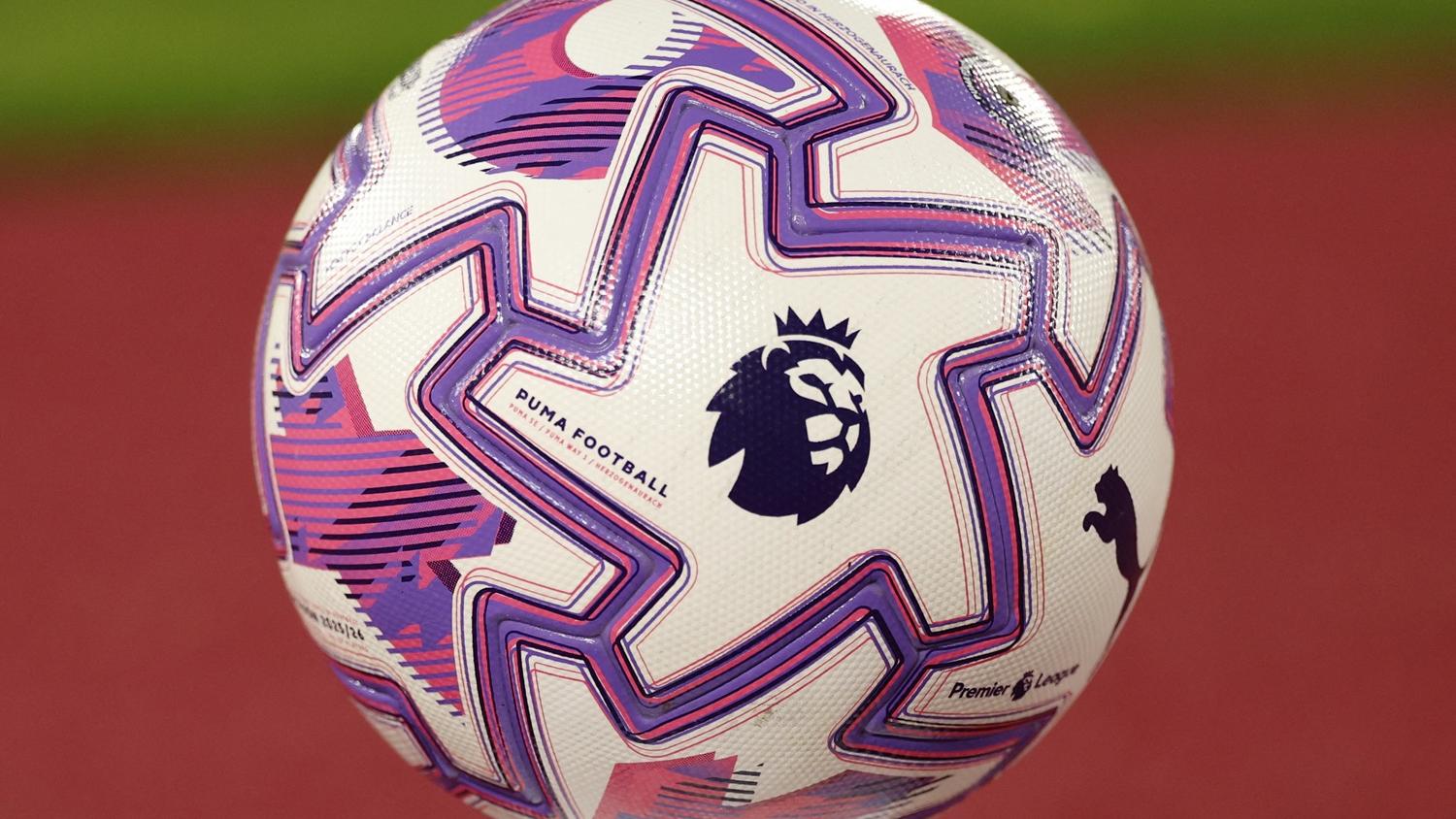 英超專用足球。(路透社)
