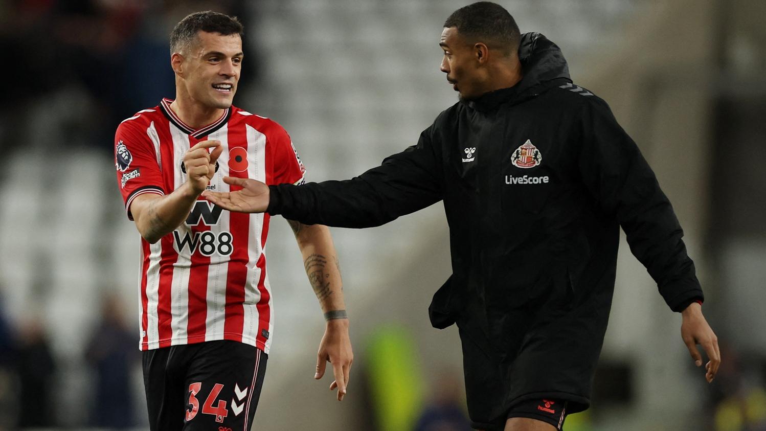 格列沙加為新特蘭追平愛華頓1:1。(路透社)