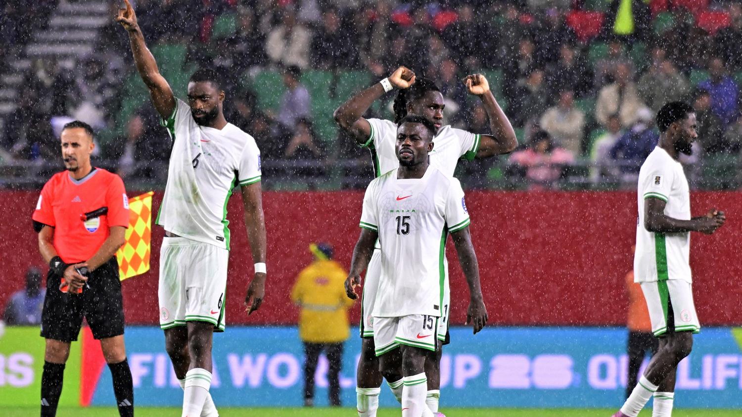 尼日利亞12碼不敵剛果民主共和國，連續2屆缺席世界盃決賽周。(路透社)