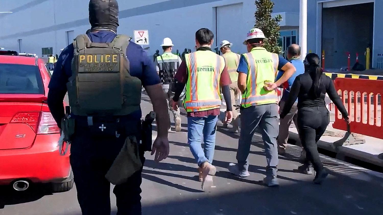 美國國土安全局搜查現代集團在佐治亞州的工場。(路透社)