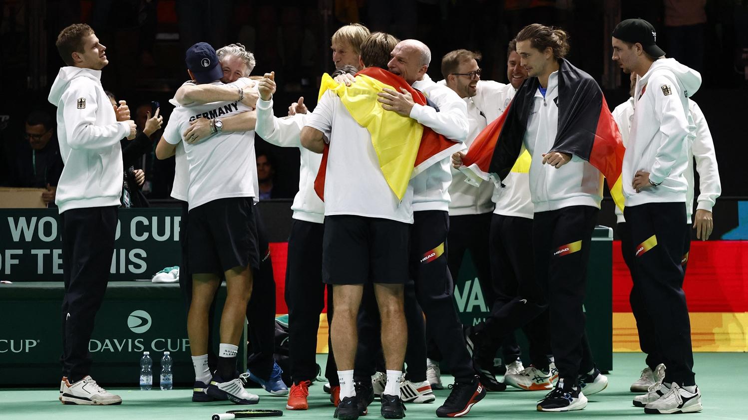 德國在台維斯盃擊敗阿根廷晉級四強。(路透社)
