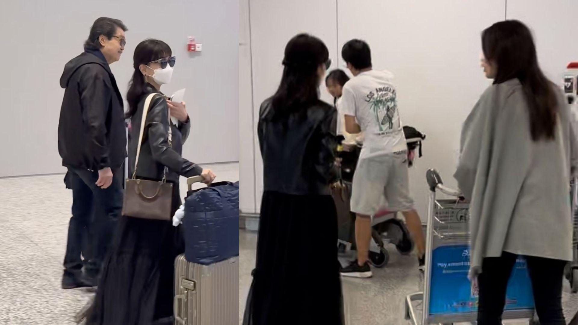 趙雅芝71歲封凍齡嫲嫲 入行50周年三代同堂溫馨返港｜獨家捕獲