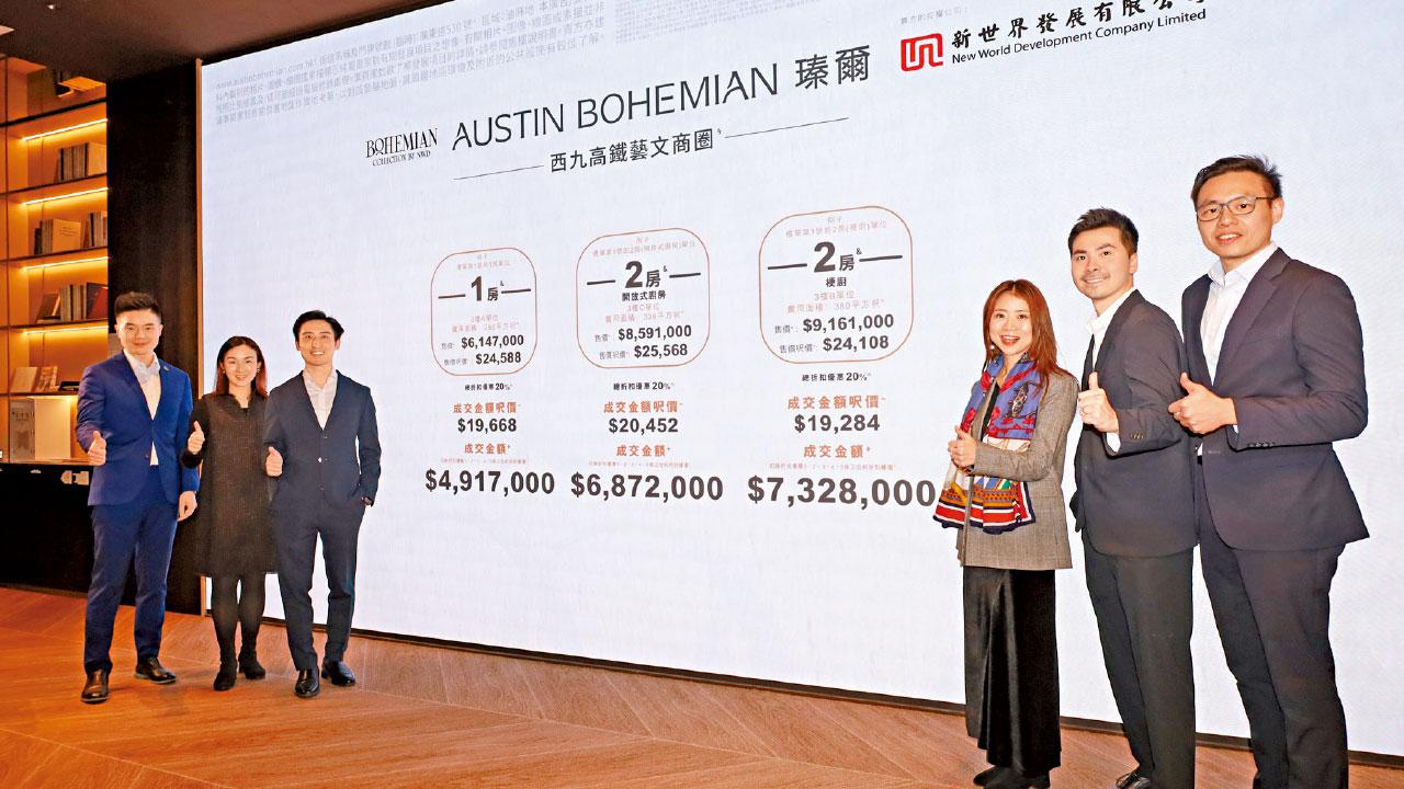 瑧爾 首推30伙 一房「5球有找」 較同區二手折讓逾15%