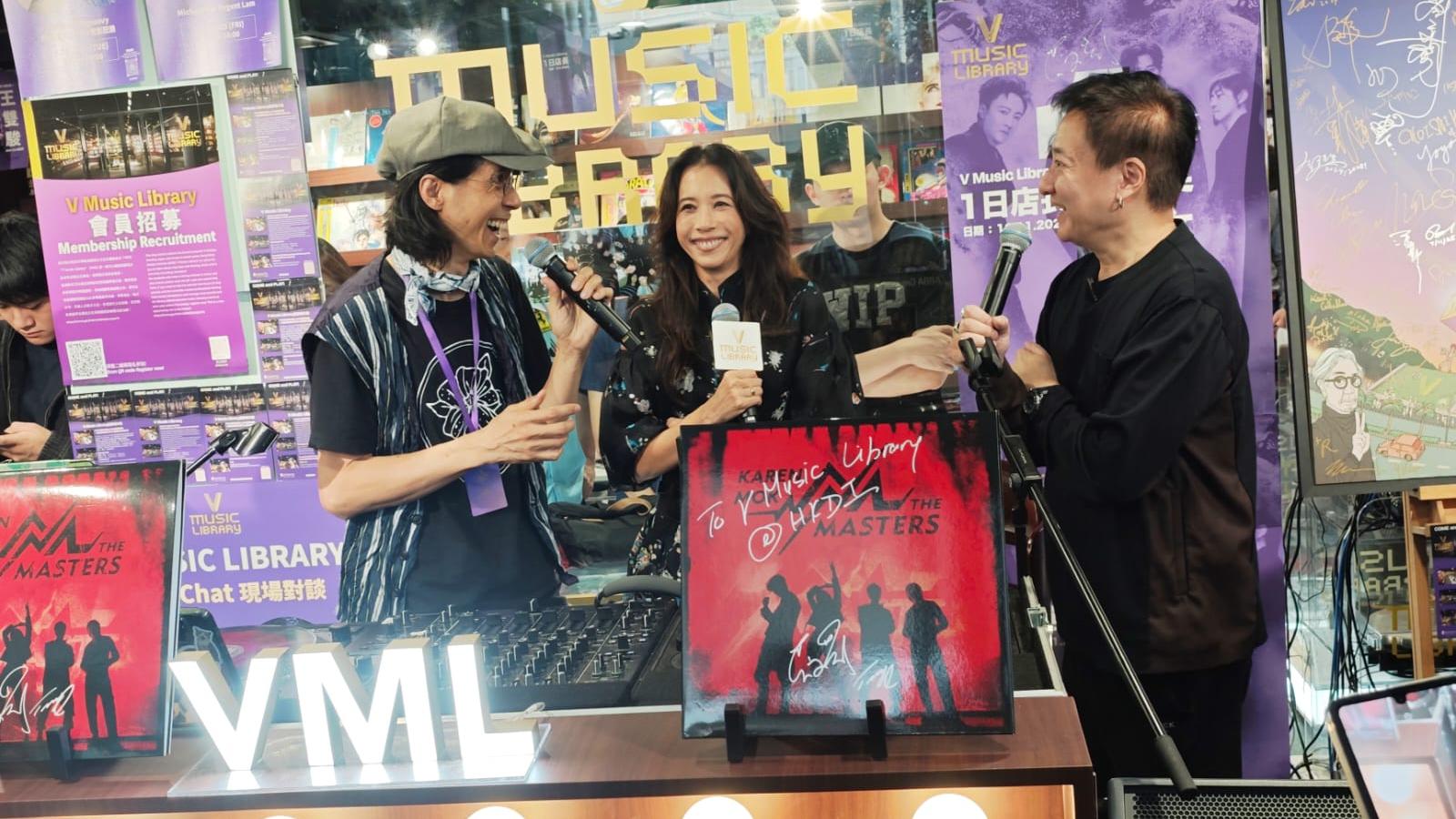 莫文蔚任一日店長 組限定樂隊推出限量黑膠唱片圓夢