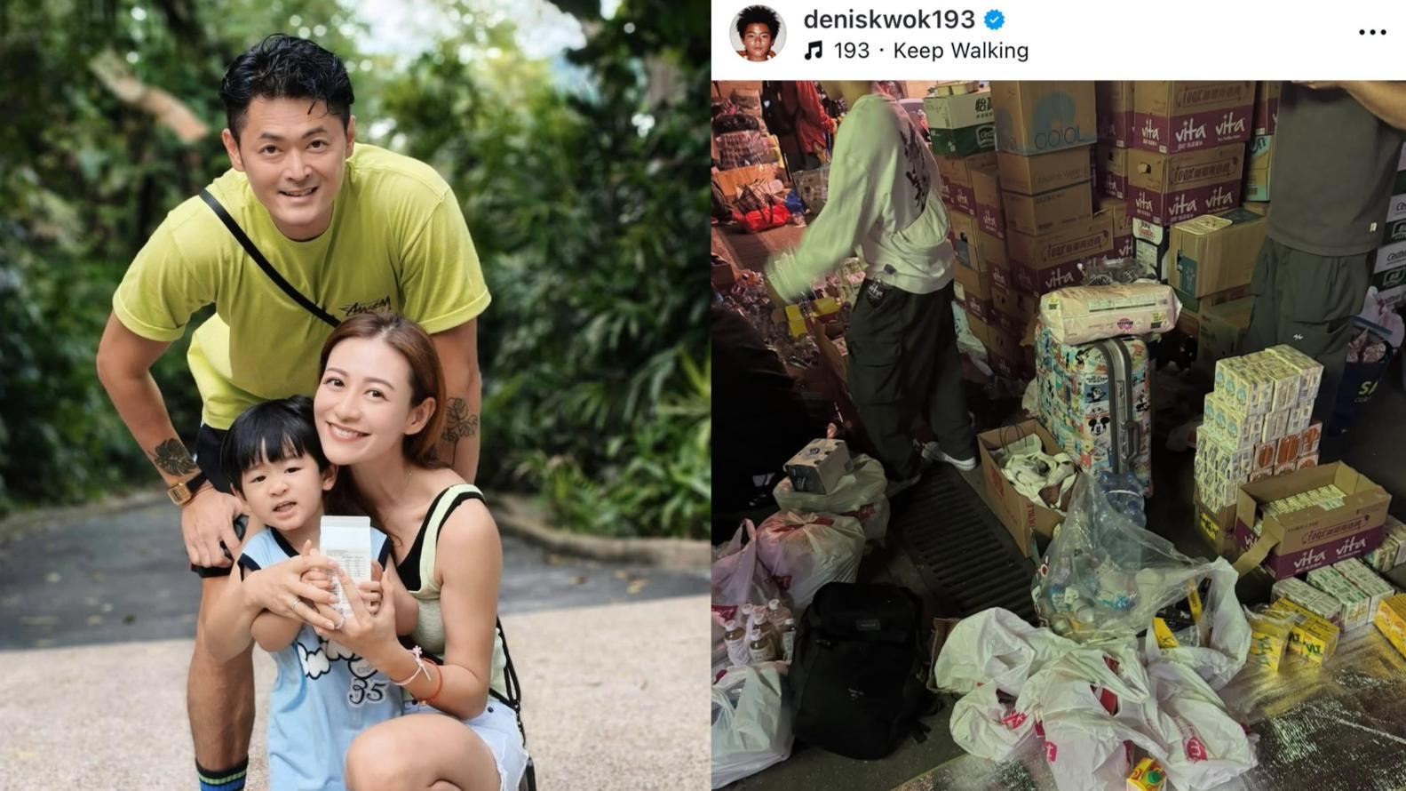 大埔宏福苑五級火｜江若琳老公餐廳為災民提供食物 Frankie193親自出馬運物資