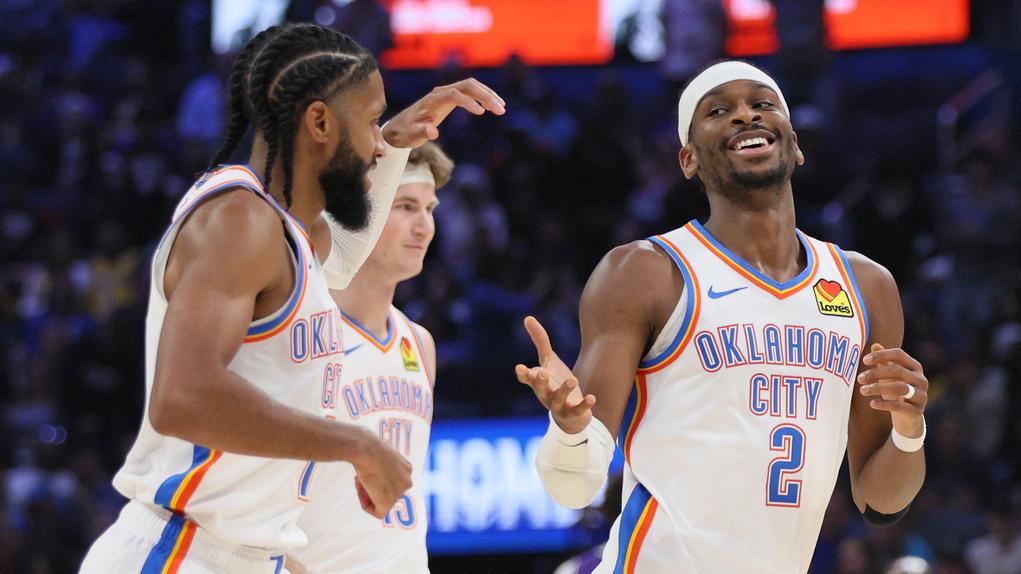 雷霆以121:92輕取湖人。(美聯社)