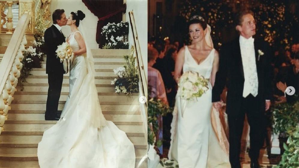 嘉芙蓮薛達鍾斯IG晒幸福 慶祝與米高德格拉斯結婚25周年