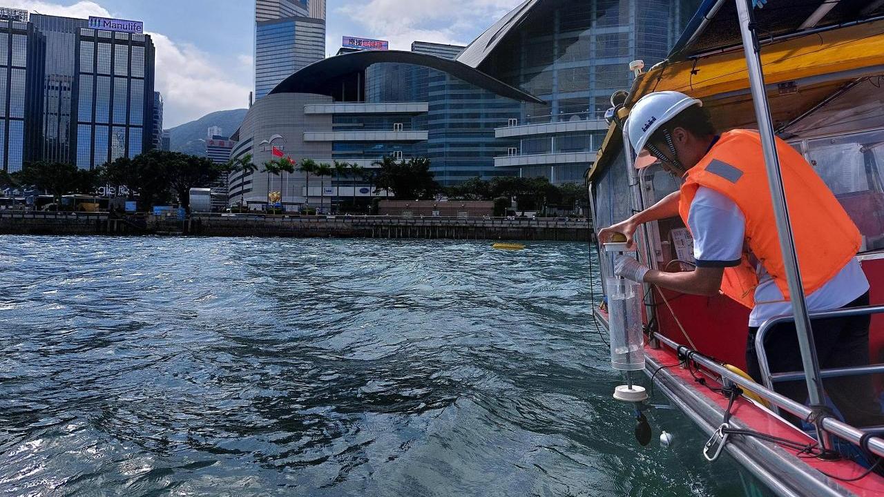 渡海泳2025｜周六維港舉行　環保署：確保水質符合相關國際比賽嚴格標準。（政府新聞處）