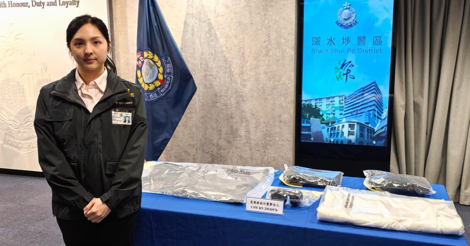 長沙灣男子遇兩賊搶劫被扯落地露股，兩非華裔男童落網。