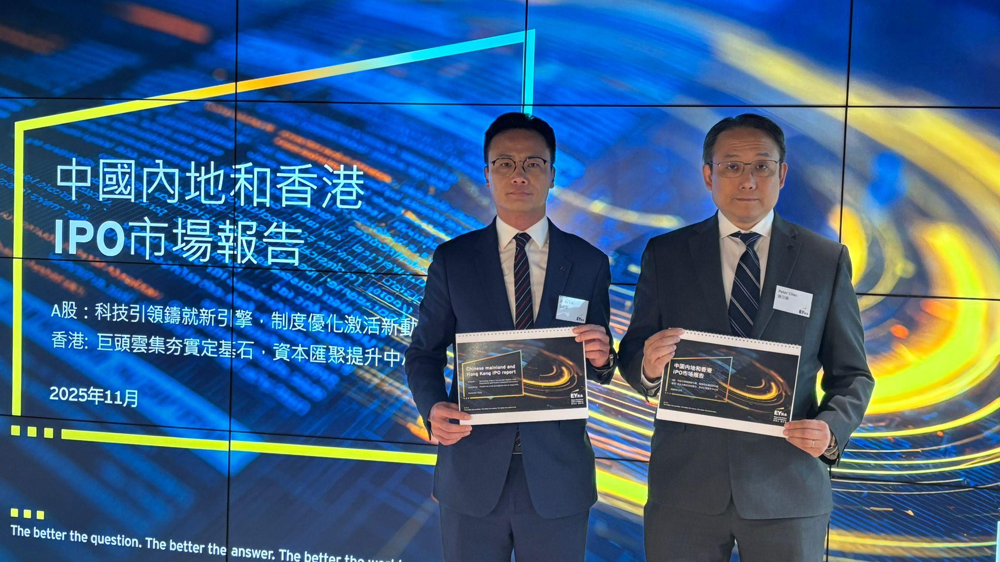 安永發布《中國內地和香港IPO市場》報告。