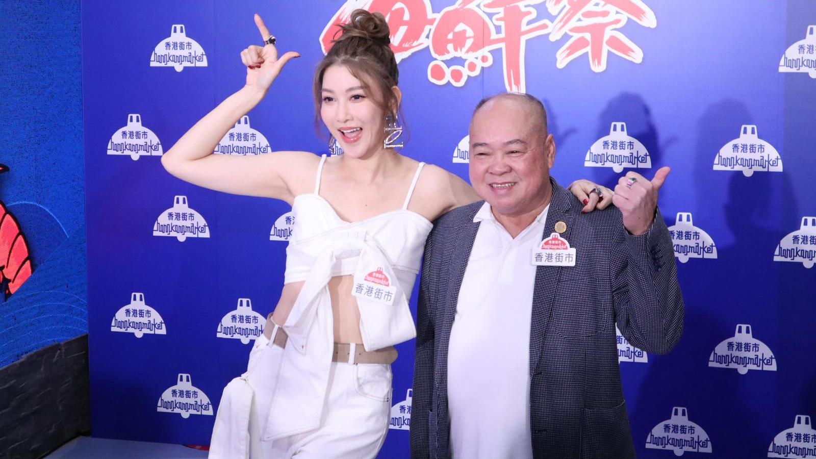 李彩華（Rain）與李彩華（華哥）今日（11日）合體出席活動。（娛樂組攝）