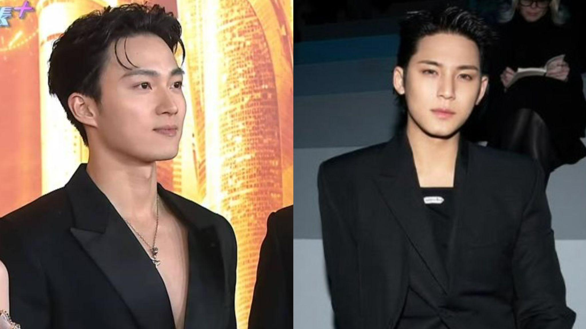 TVB台慶2025｜周嘉洛低胸造型行紅地氈 被指撞樣韓國型男金珉奎