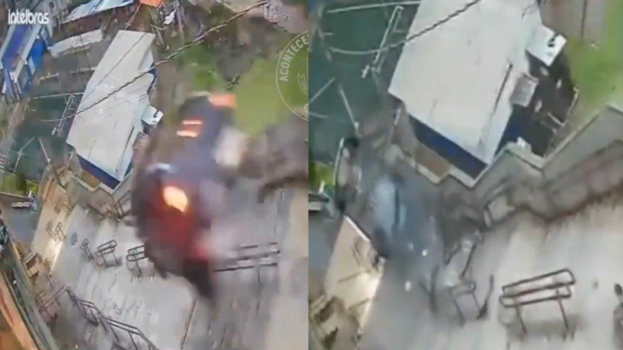 巴西司機忘服血壓藥汽車失控墮樓梯 奇蹟僅輕傷