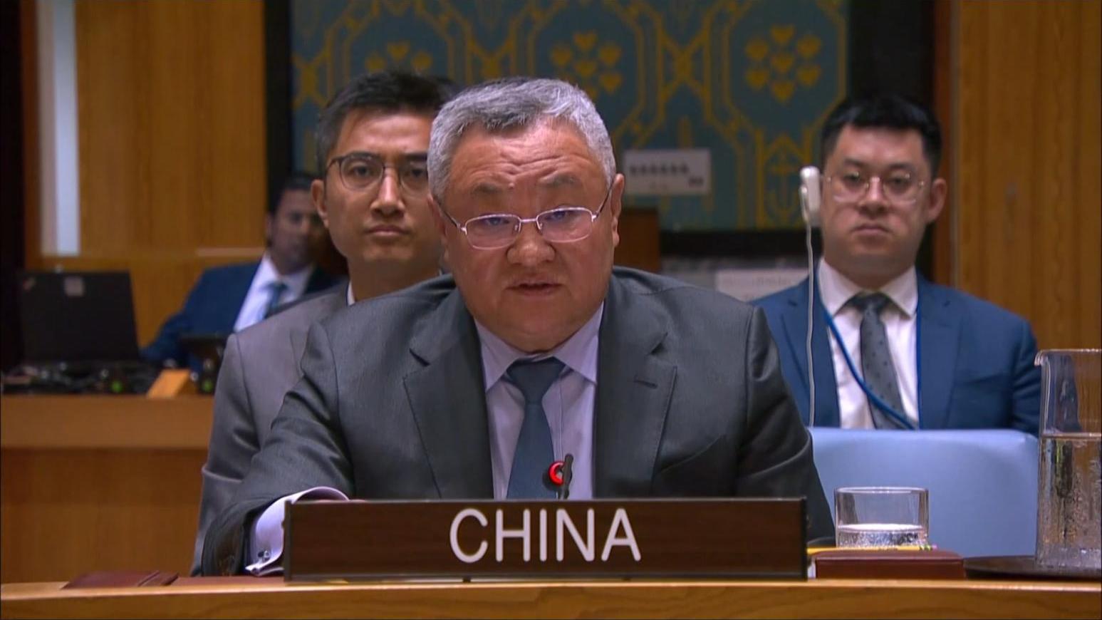 常駐聯合國代表傅聰。（圖／新華社）
