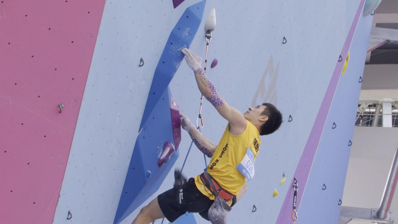 全運會｜香港隊陳翔志攀岩男子難度晉級明晚決賽 