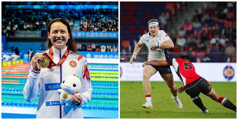 粵港澳三地首次合辦全運會，港隊暫奪7金2銀5銅成歷屆最佳。