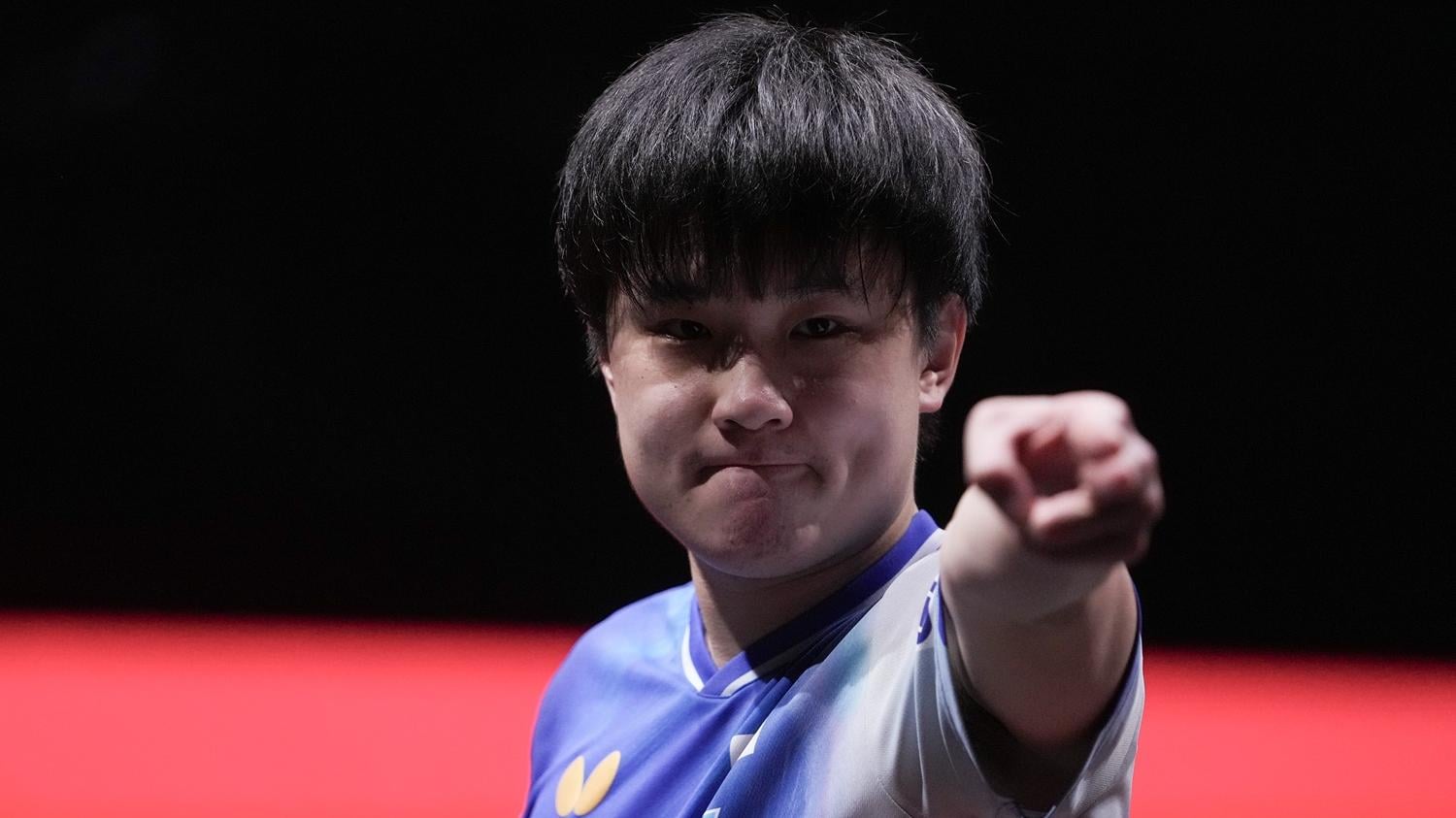 日本的張本智和在WTT總決賽贏得冠軍。(新華社)