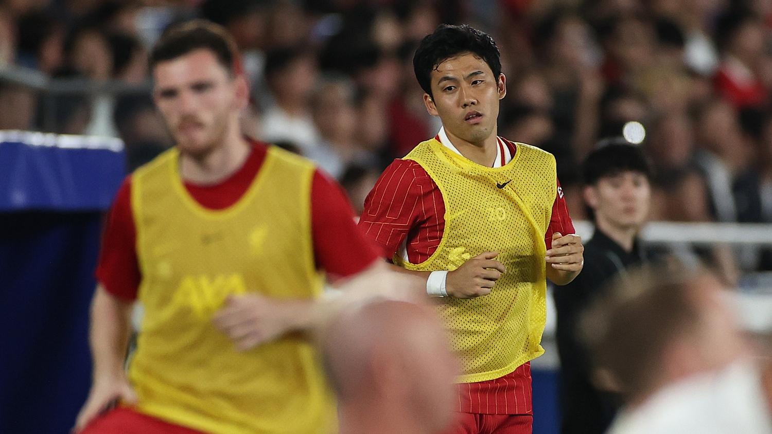 效力利物浦的日本國腳遠藤航。(新華社)